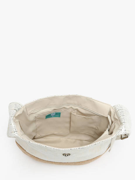 Shoppingtas Guimauve Le voyage en panier Wit guimauve PM750 ander zicht 3